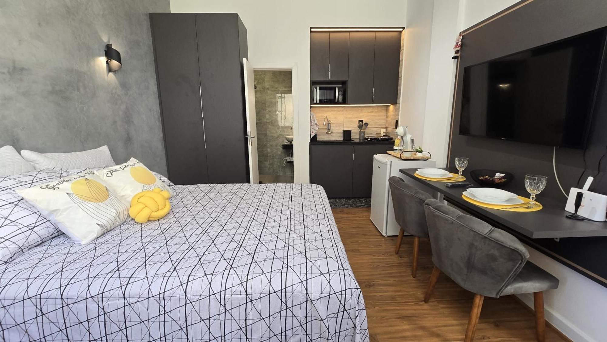 Loft Moderno E Aconchegante A Dois Passos Da Feirinha Do Alto! Lägenhet Teresópolis Exteriör bild