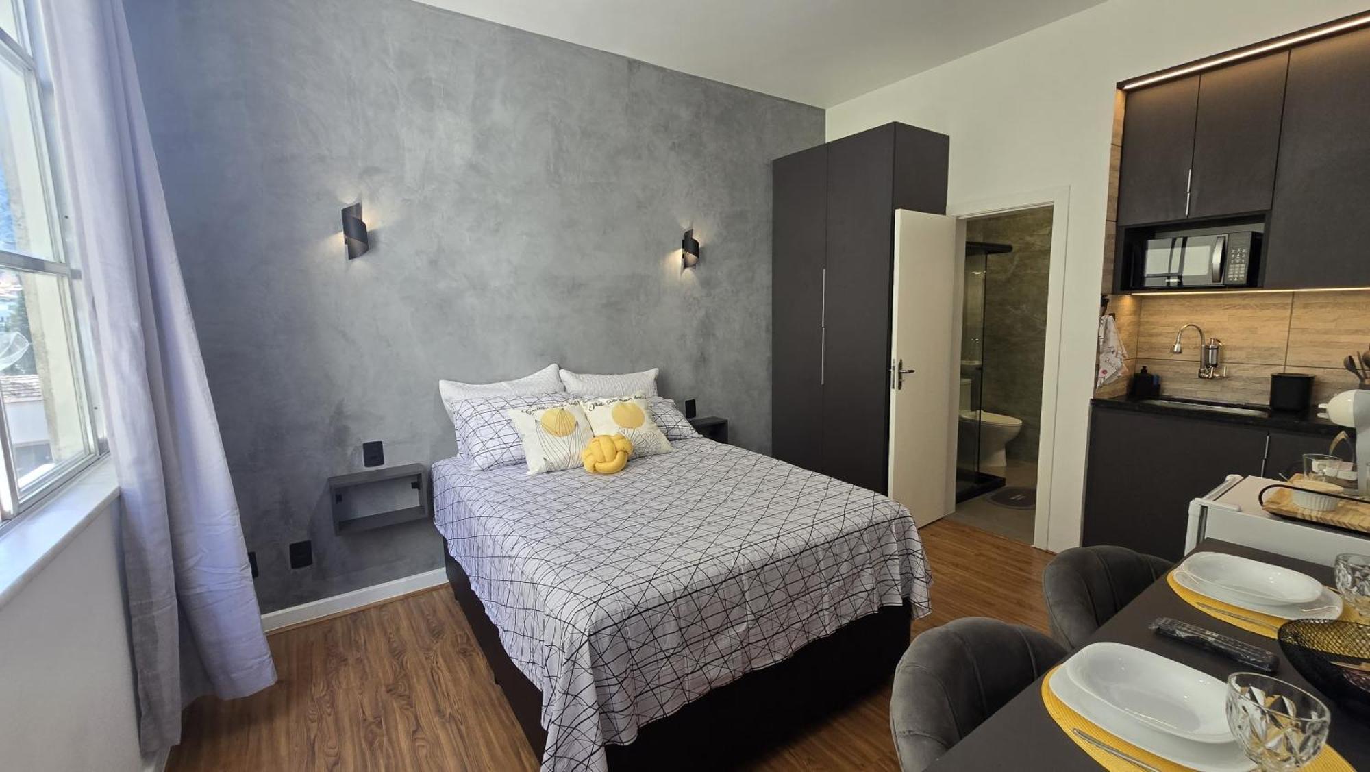 Loft Moderno E Aconchegante A Dois Passos Da Feirinha Do Alto! Lägenhet Teresópolis Exteriör bild